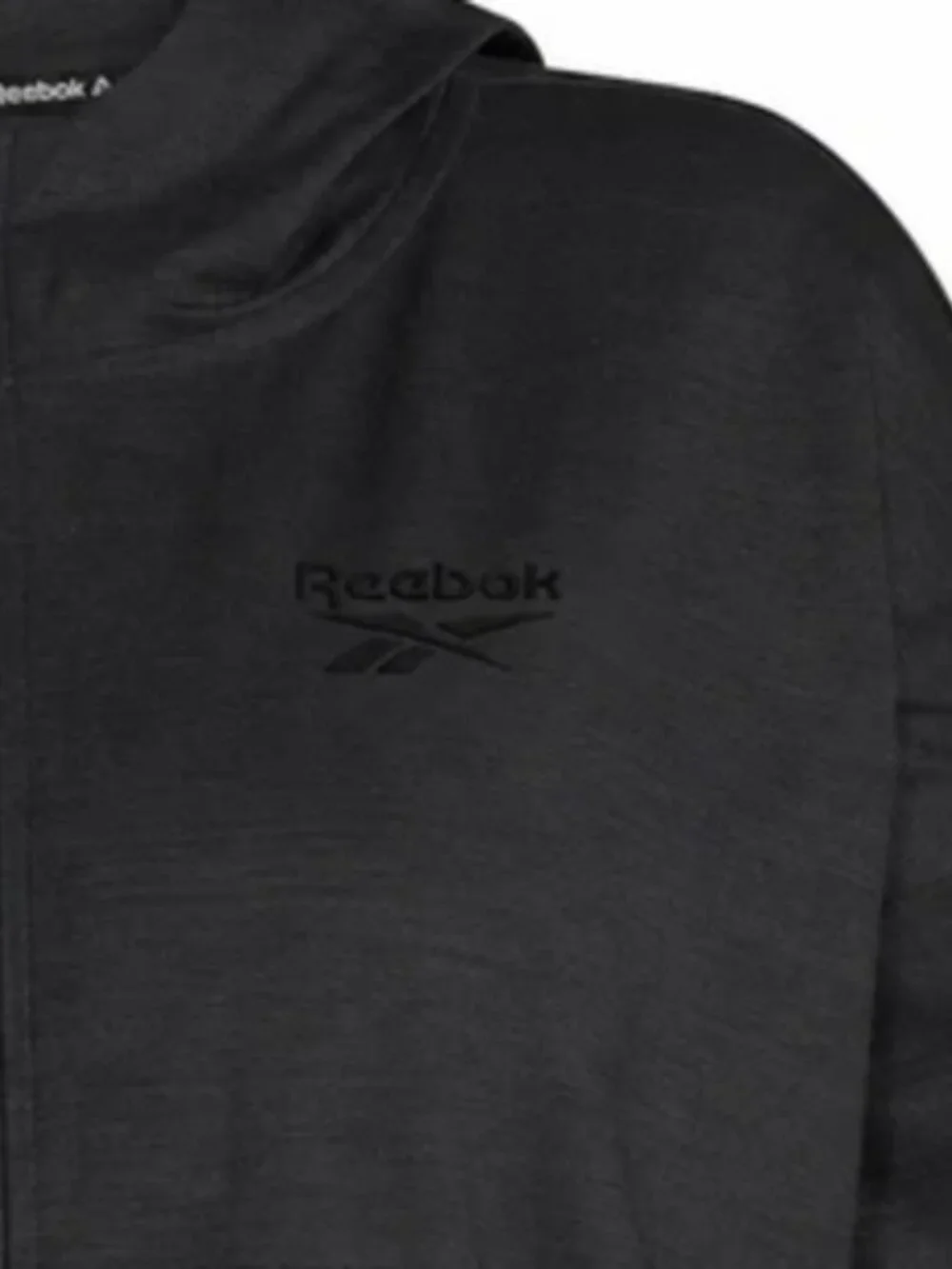 NWT Reebok Men's Small Black Dime Full Zip Hoodie Athletic Training Jacket